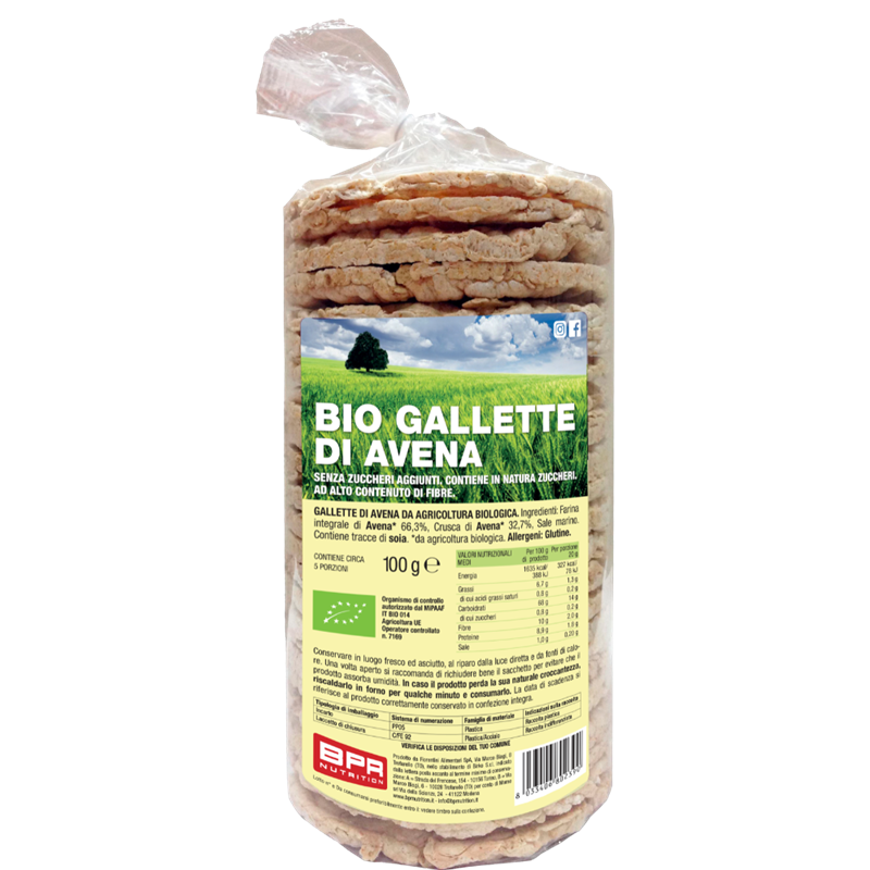 Bio Gallette di Avena