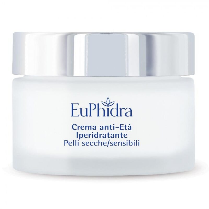 Euphidra Skin Progress System Crema Anti-Età Iperidratante per Pelli Secche e Sensibili 40ml