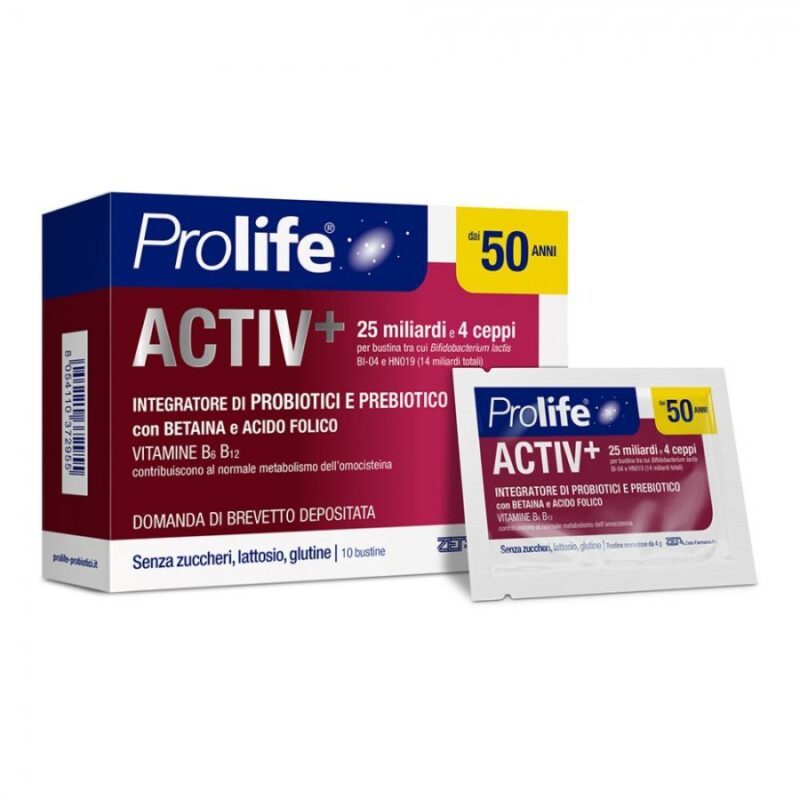 Prolife Active+ 50+ Anni, 10 Bustine