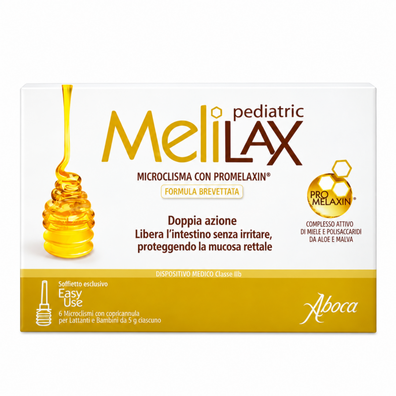 Aboca, Melilax Pediatric, 6 Microclismi