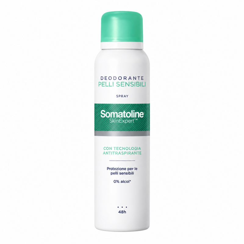 Somatoline SkinExpert Deodorante Spray Pelli Sensibili, 150 ml