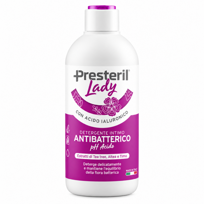 LADY PRESTERIL DETERGENTE INTIMO ANTIBATTERICO/PH ACIDO 250ML