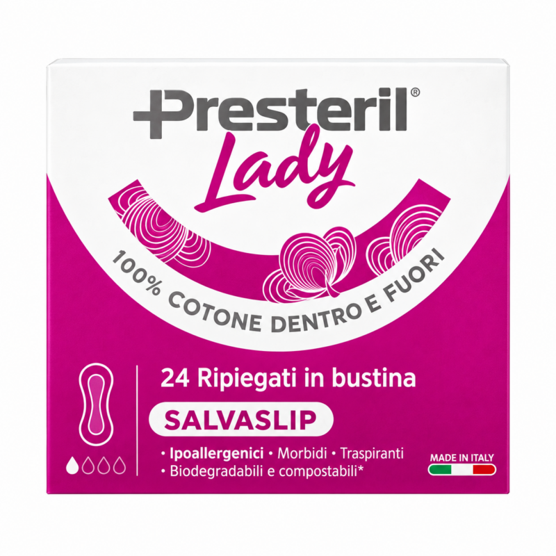 Lady Presteril Pura Protezione, 24 Proteggi Slip Ripiegati